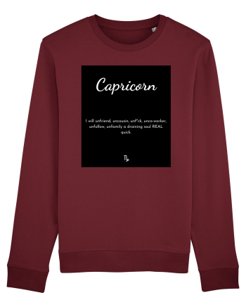capricorn i will unfriend... Burgundy