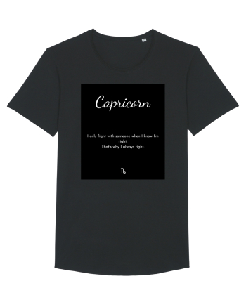 capricorn i only fight with someone... Black