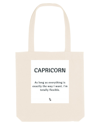 capricorn as long as everything is... Natural