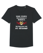 Love my husband Tricou mânecă scurtă guler larg Bărbat Skater