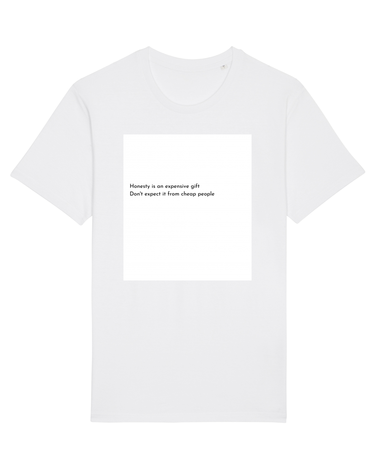 Tricou mânecă scurtă Unisex Rocker White