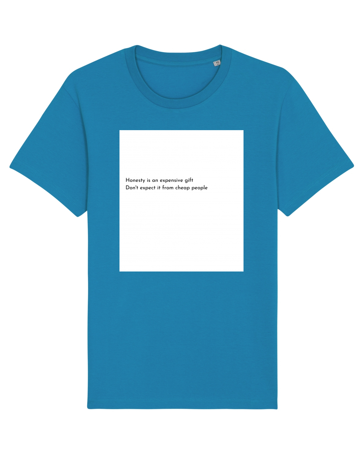 Tricou mânecă scurtă Unisex Rocker Azur