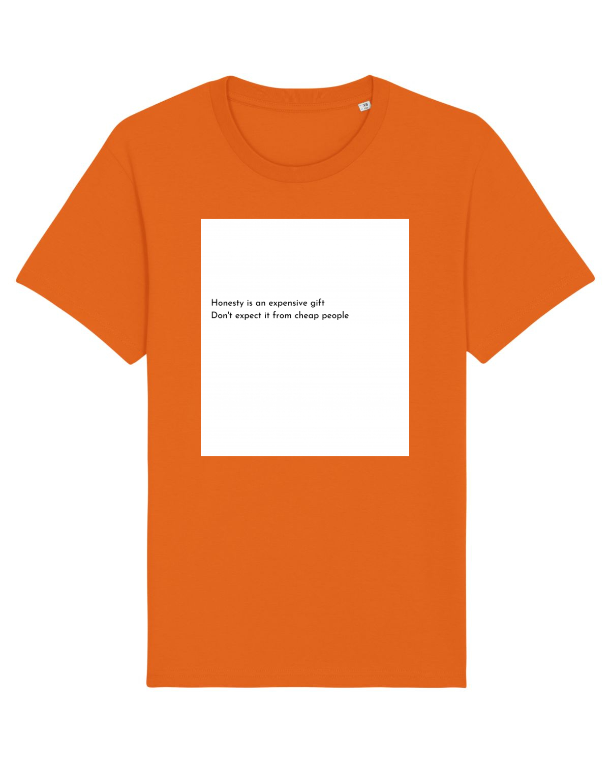Tricou mânecă scurtă Unisex Rocker Bright Orange
