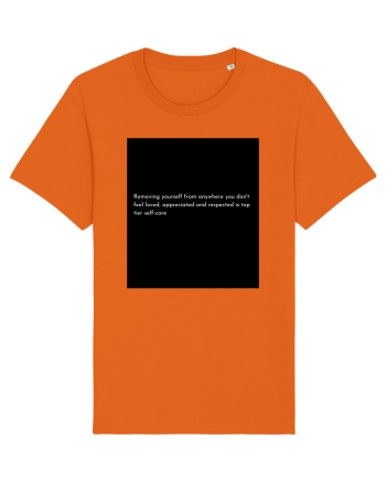 removing yourself from... Bright Orange