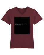 don t apologize to me... Tricou mânecă scurtă guler V Bărbat Presenter