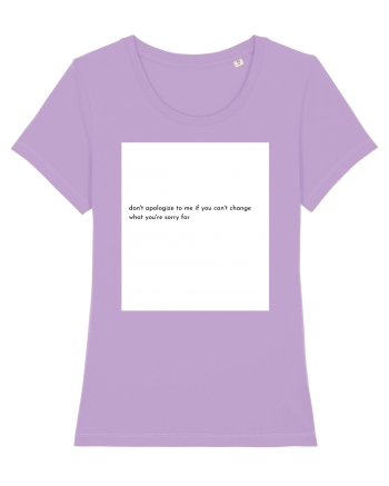 don t apologize to me... Lavender Dawn