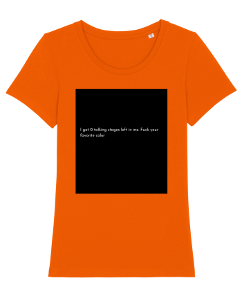 i got 0 talking... Bright Orange