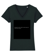 unpopular opinion... Tricou mânecă scurtă guler V Damă Evoker