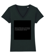 someone said that self care... Tricou mânecă scurtă guler V Damă Evoker