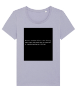 someone said that self care... Tricou mânecă scurtă guler larg fitted Damă Expresser