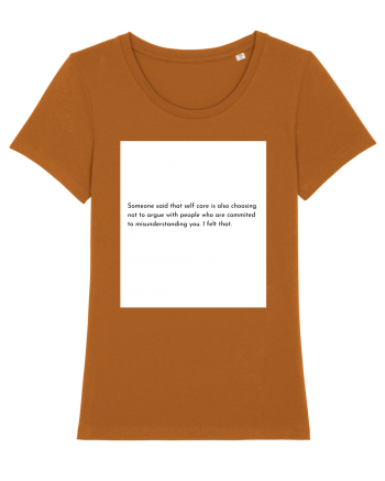 someone said that selfcare... Roasted Orange
