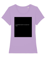 if someone wants to leave let them Tricou mânecă scurtă guler larg fitted Damă Expresser