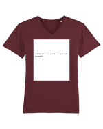 a godly relationship is... Tricou mânecă scurtă guler V Bărbat Presenter