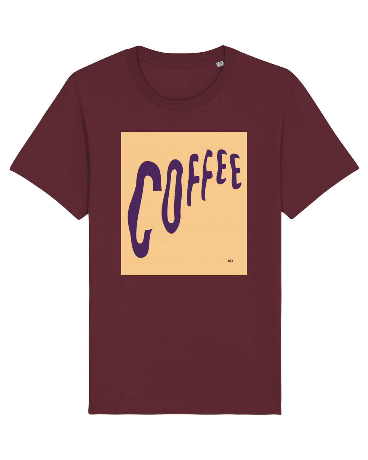 Tricou mânecă scurtă Unisex Rocker Burgundy