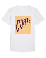 coffee Tricou mânecă scurtă guler larg Bărbat Skater