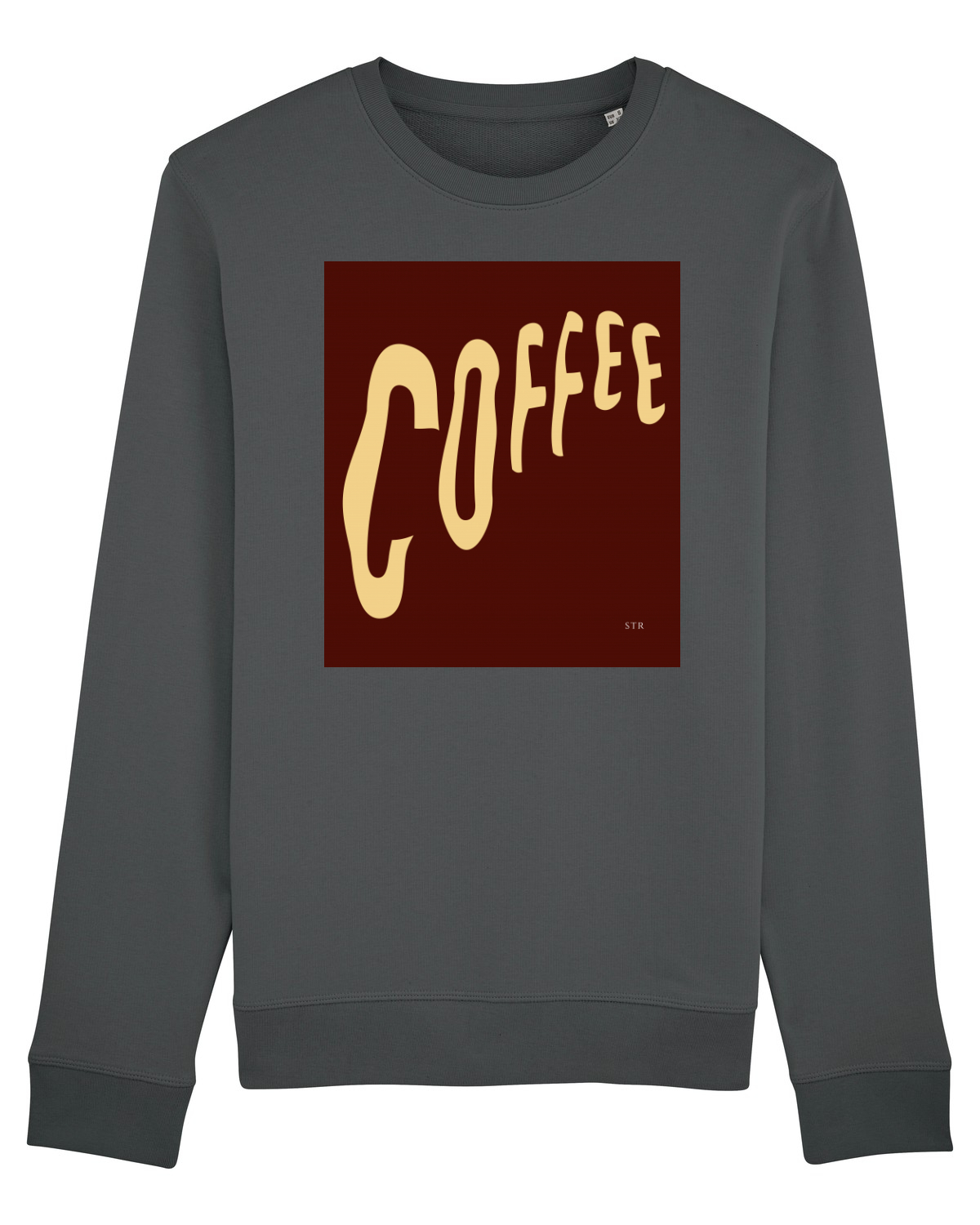 Bluză mânecă lungă Unisex Rise Anthracite