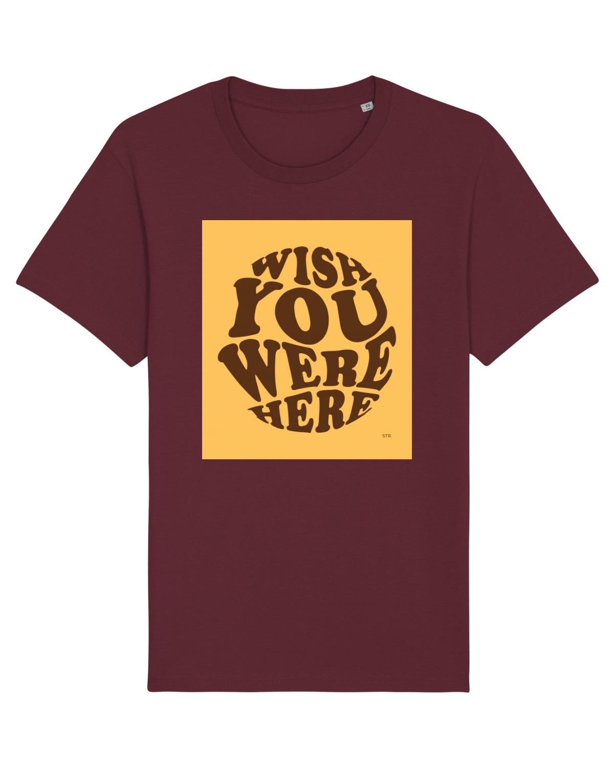 Tricou mânecă scurtă Unisex Rocker Burgundy