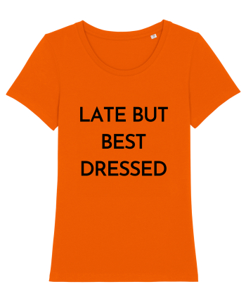 late but best dressed Bright Orange