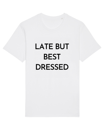 late but best dressed White