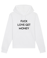 fuck love get money Hanorac Unisex Drummer
