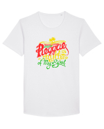 Reggae Tricou mânecă scurtă guler larg Bărbat Skater
