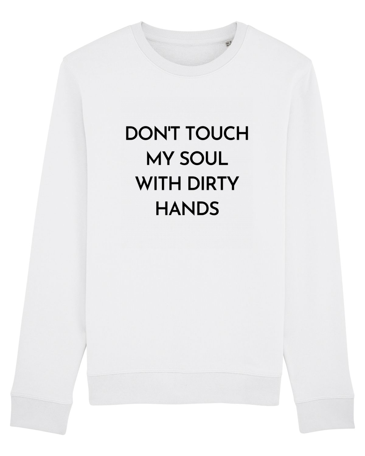 Bluză mânecă lungă Unisex Rise White