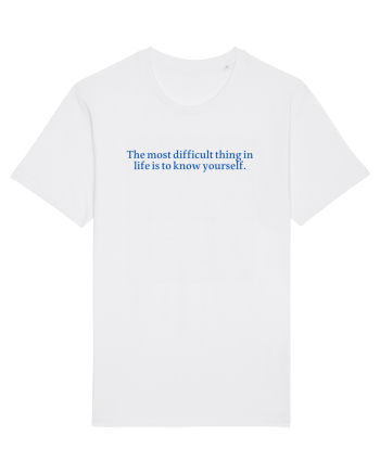the most difficult thing ... White