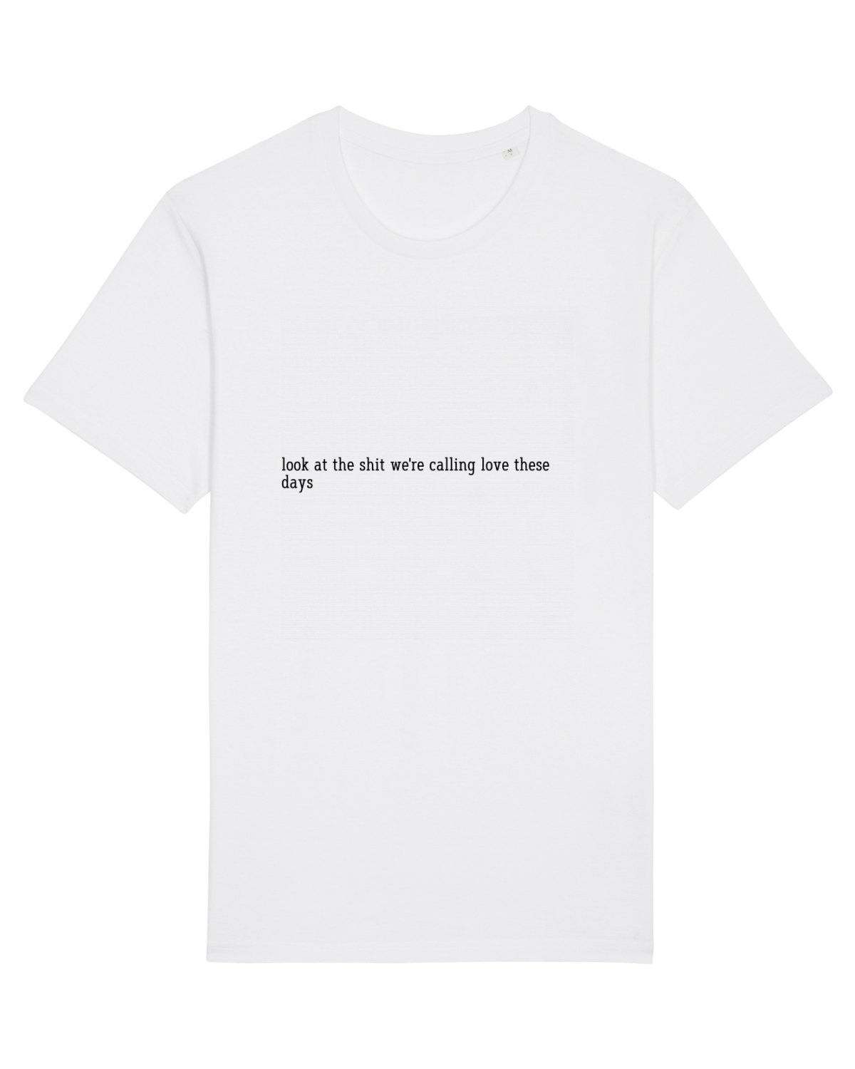 Tricou mânecă scurtă Unisex Rocker White