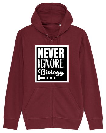 Never Ignore Biology Burgundy