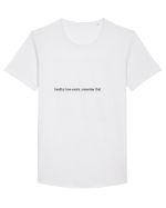 healthy love exists... Tricou mânecă scurtă guler larg Bărbat Skater
