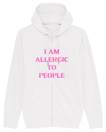 i am allergic to people White