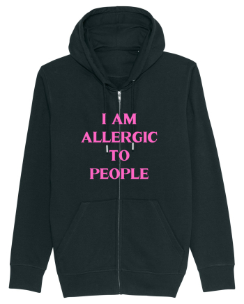 i am allergic to people Black