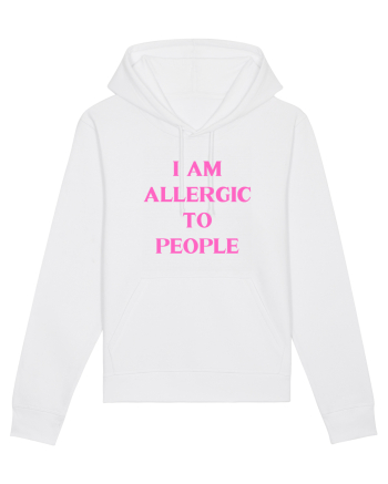 i am allergic to people White