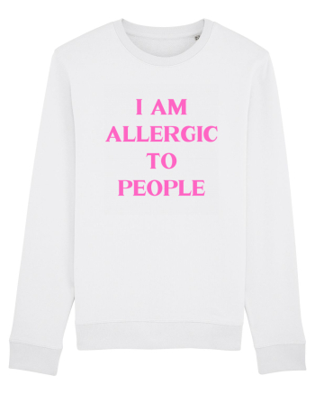 i am allergic to people White