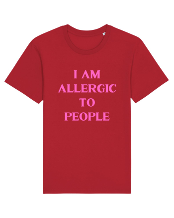 i am allergic to people Red