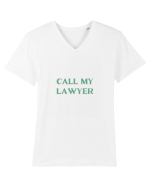 call my lawyer Tricou mânecă scurtă guler V Bărbat Presenter
