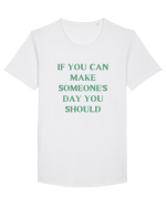 if you can make someone s day... Tricou mânecă scurtă guler larg Bărbat Skater