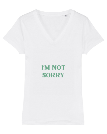 i am not sorry White