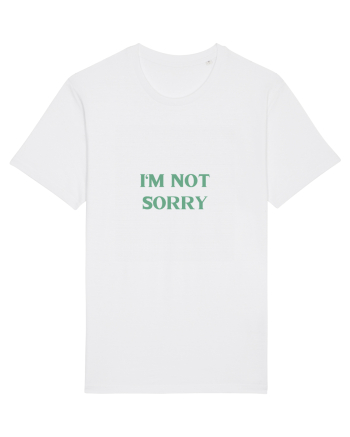 i am not sorry White