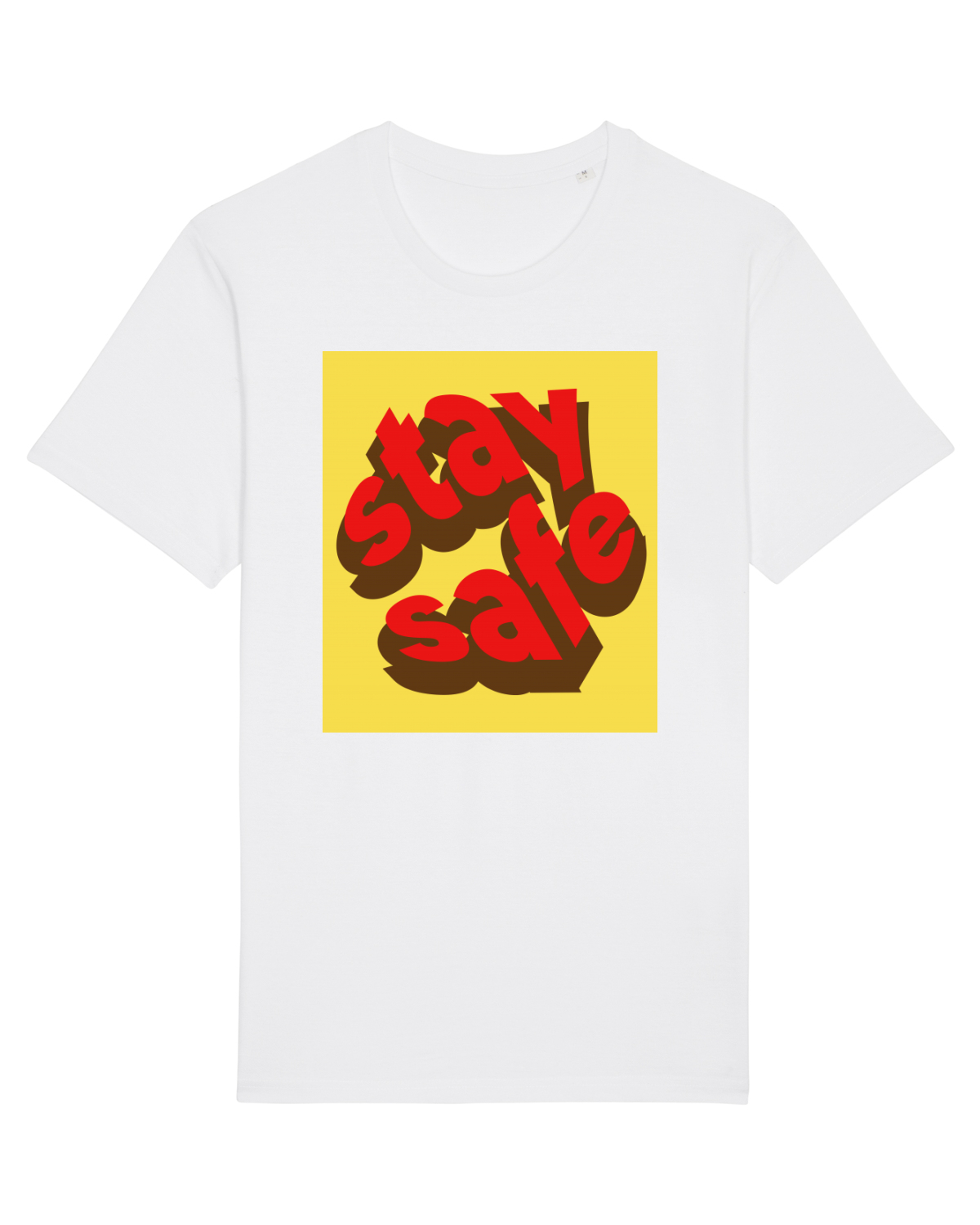 Tricou mânecă scurtă Unisex Rocker White