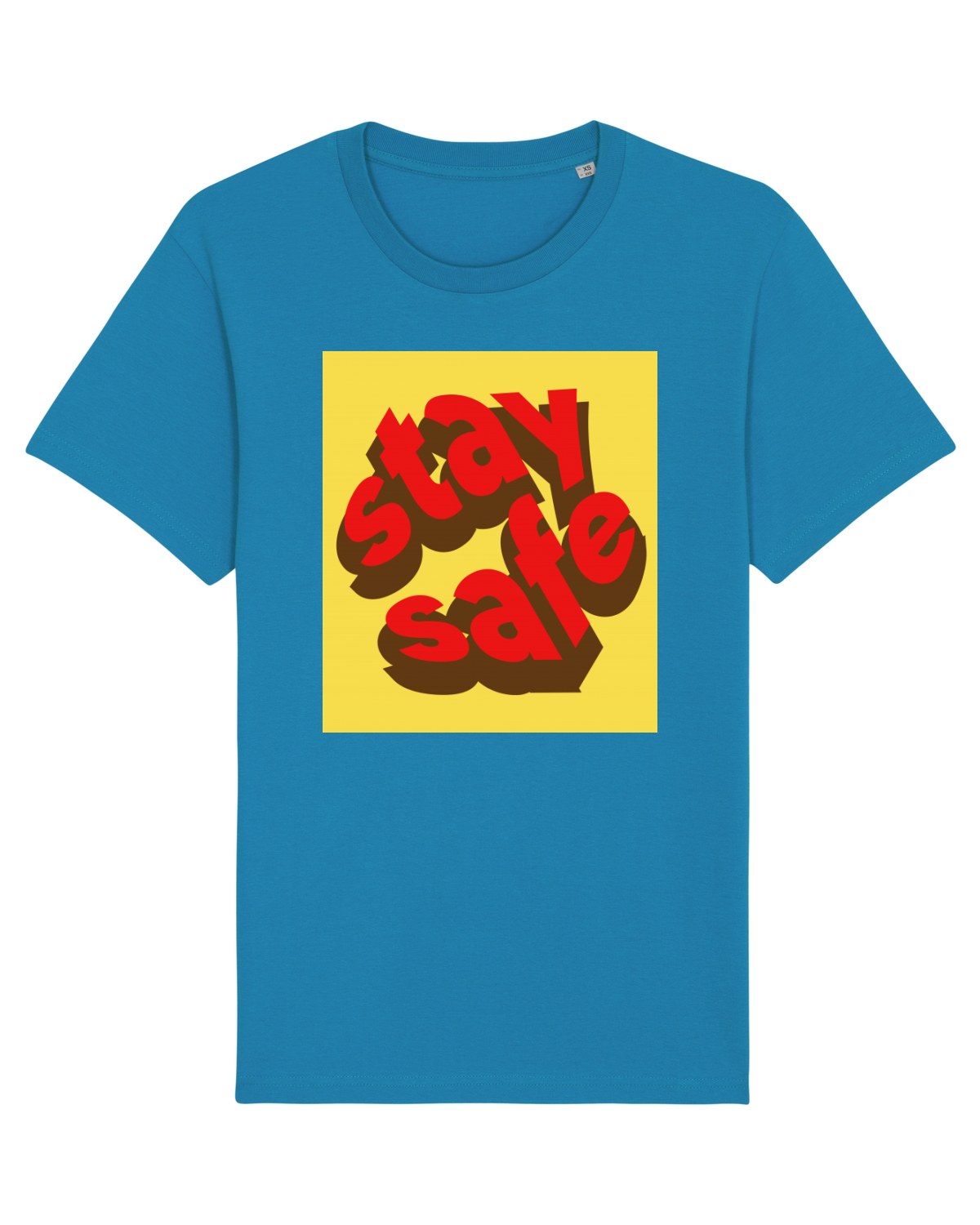 Tricou mânecă scurtă Unisex Rocker Azur