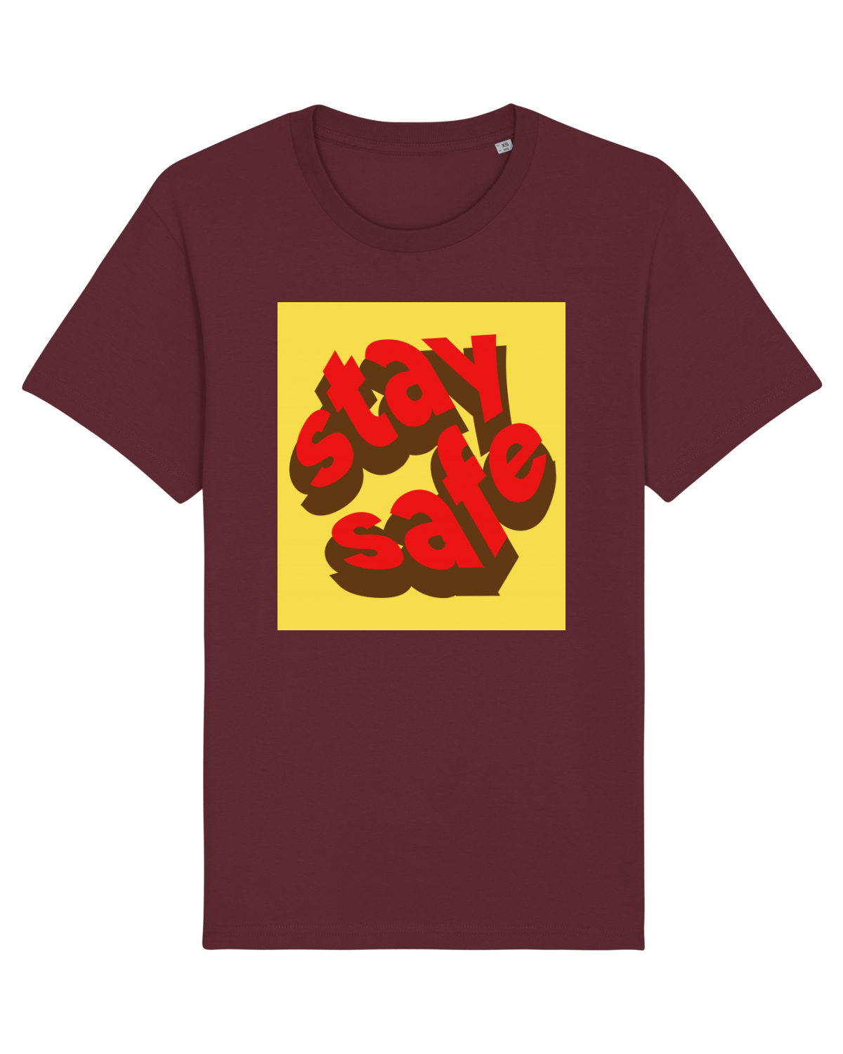 Tricou mânecă scurtă Unisex Rocker Burgundy