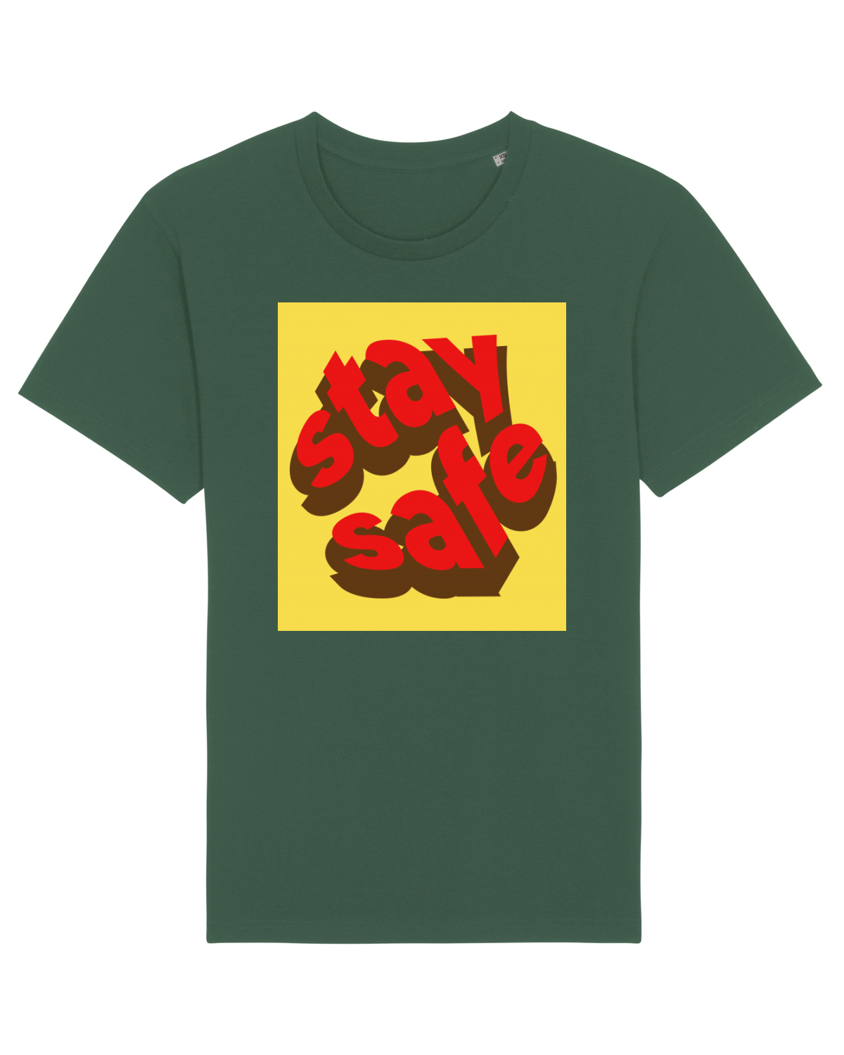 Tricou mânecă scurtă Unisex Rocker Bottle Green