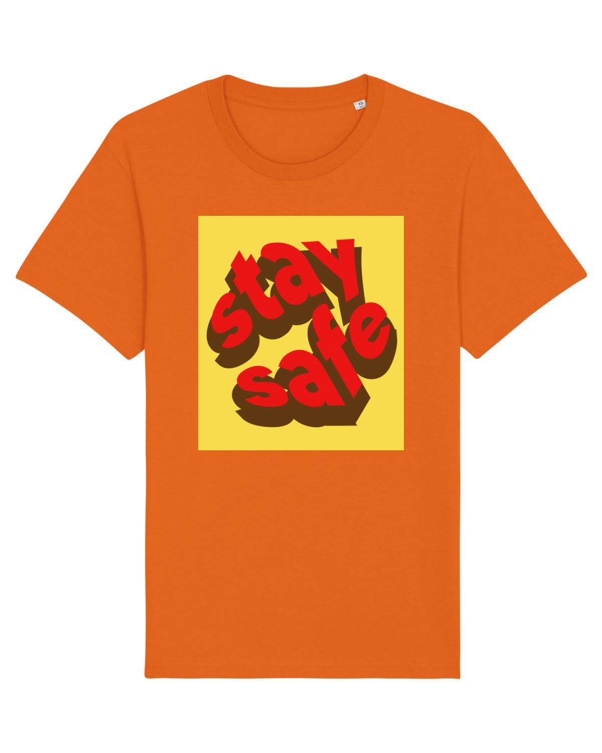 Tricou mânecă scurtă Unisex Rocker Bright Orange