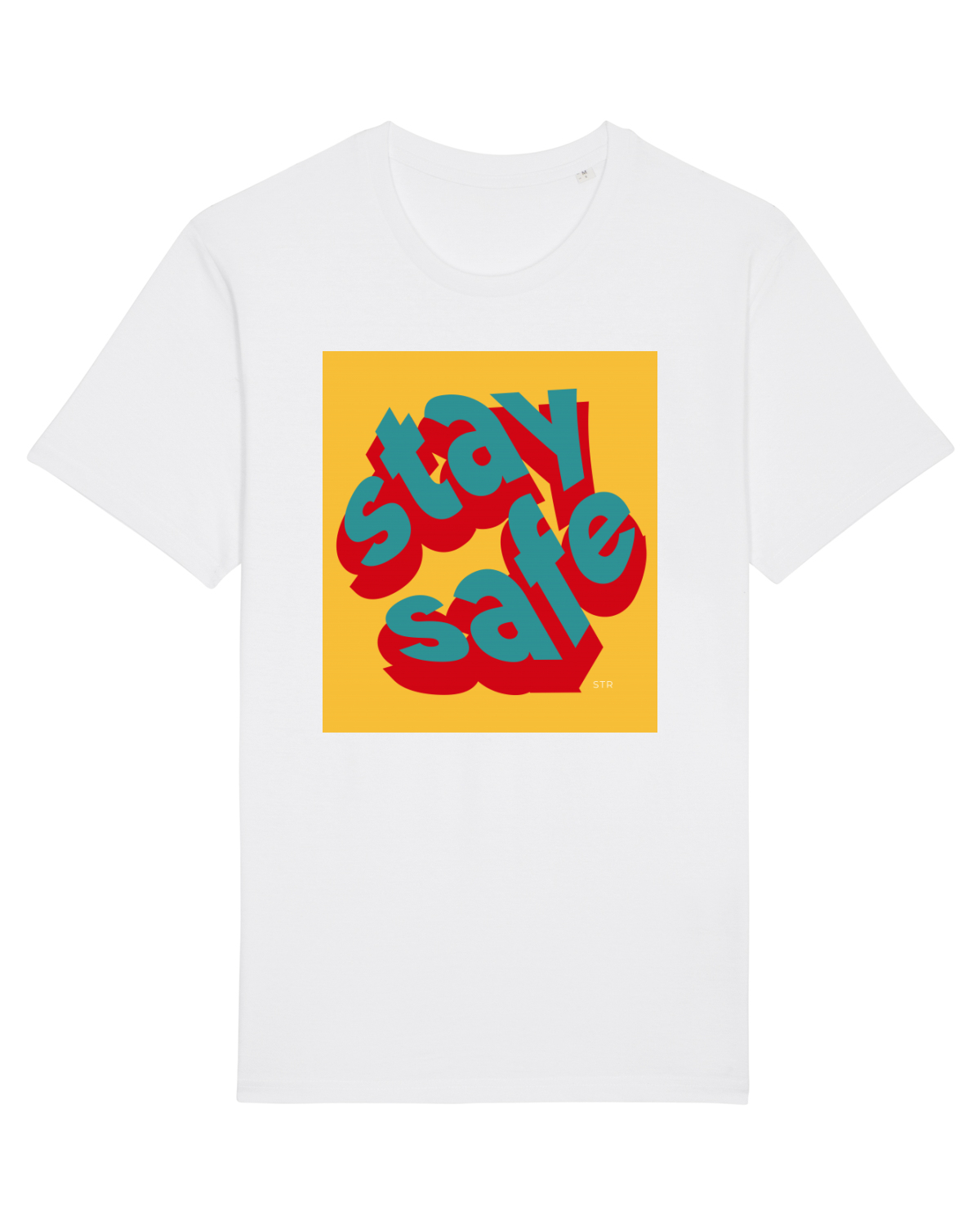 Tricou mânecă scurtă Unisex Rocker White