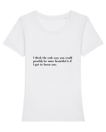 i think the only way you should... Tricou mânecă scurtă guler larg fitted Damă Expresser