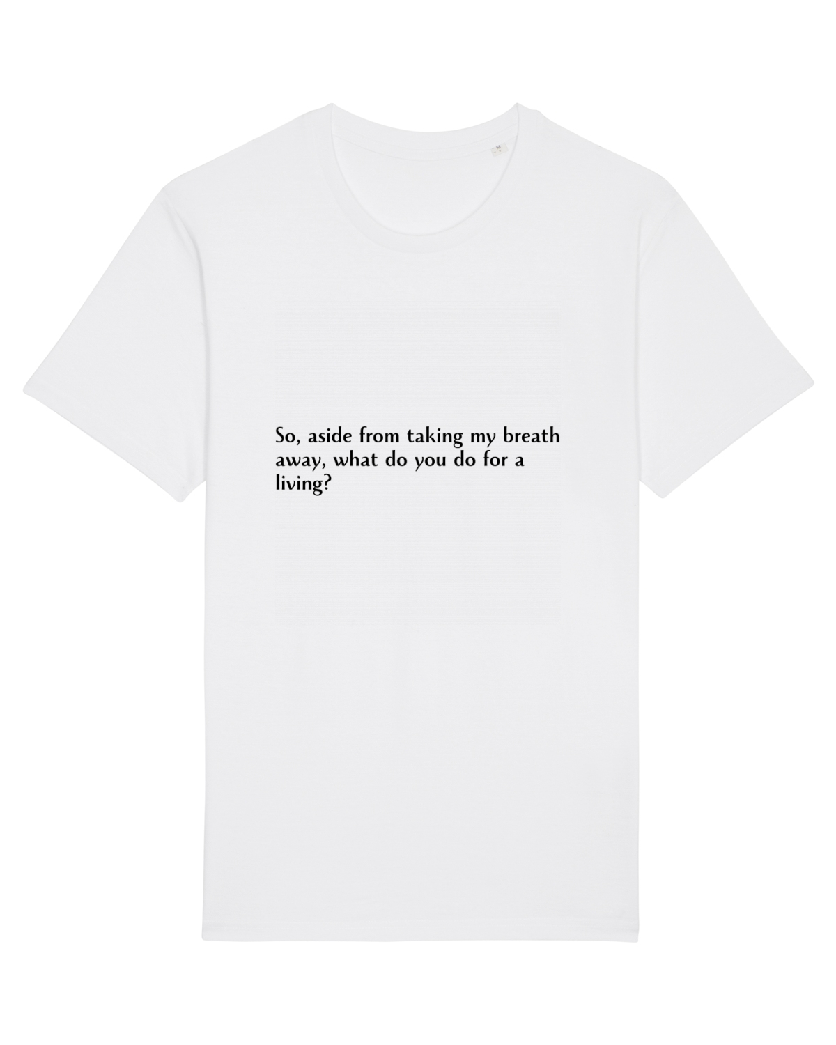 Tricou mânecă scurtă Unisex Rocker White