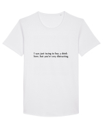 i was just trying to buy... Tricou mânecă scurtă guler larg Bărbat Skater