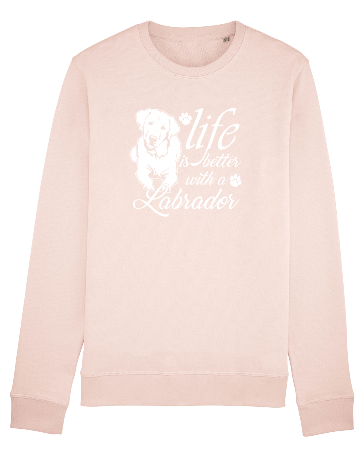 Bluză mânecă lungă Unisex Rise Candy Pink
