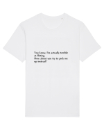 you know, i m actually terrible... Tricou mânecă scurtă Unisex Rocker